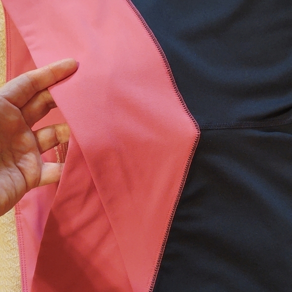 Xersion Women's Workout Leggings Navy/Pink - Picture 6 of 6